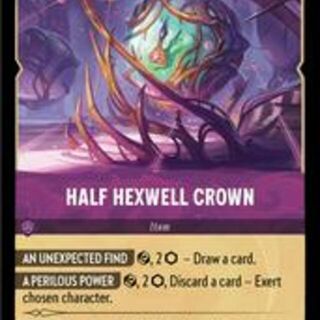 Disney Lorcana: Shimmering Skies RARE FOIL Half Hexwell Crown #65/204