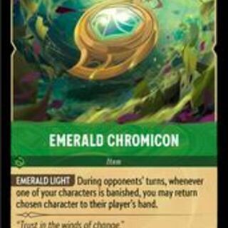 Disney Lorcana: Shimmering Skies UNCOMMON Emerald Chromicon #100/204