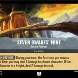 Disney Lorcana: Shimmering Skies UNCOMMON Seven Dwarf's Mine #204/204