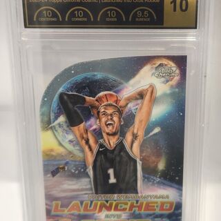 Victor Wembanyama #LIO-1 2023 Topps Cosmic Chrome Launched Into Orbit PCG Pristine 10
