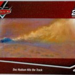 Topps Disney Chrome 2026: Cars 20th Anniversary - Doc Hudson Hits The Track #CRS-8