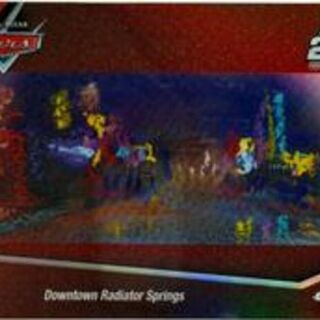 Topps Disney Chrome 2026: Cars 20th Anniversary - Downtown Radiator Springs #CRS-10