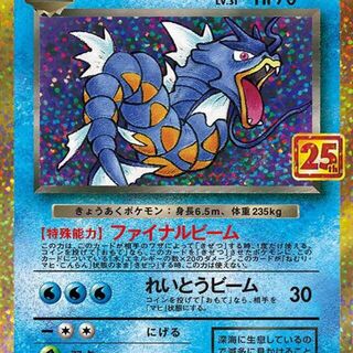 Pokemon TCG: Dark Gyarados #5 Pokemon Japanese 25th Anniversary Promo