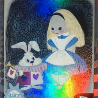 Topps Disney Chrome 2026: Alice In Wonderland 75th Anniversary - Alice And The White Rabbit #AW-9