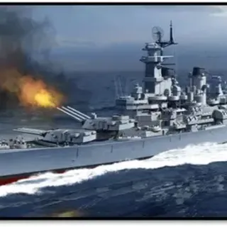 USS Missouri BB-63 Model Kit - Academy 1/400
