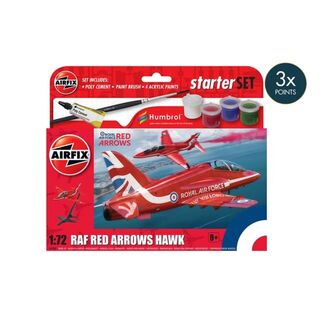 Airfix - RAF Red Arrows Hawk (1:72) Starter Set