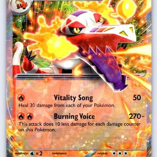 Pokemon TCG: Skeledirge ex #037/193 Pokemon Paldea Evolved