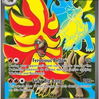Pokemon TCG: Mega Pyroar ex #099/086 Pokemon Chaos Rising