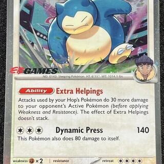 Pokemon TCG: Hop's Snorlax [EB Games] #117/159 Pokemon Journey Together