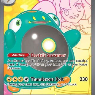 Pokemon TCG: Iono's Bellibolt Ex #172/172 Pokemon Journey Together