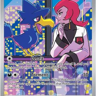 Pokemon TCG: Team Rocket's Murkrow #200 Pokemon Destined Rivals