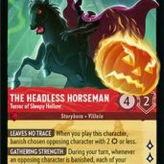 Disney Lorcana: Whispers In The Well LEGENDARY The Headless Horseman - Terrors Of Sleepy Hollow #125/204