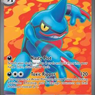 Pokemon TCG: Toxicroak ex #232 Pokemon Scarlet & Violet