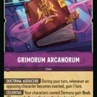 Disney Lorcana: Whispers In The Well RARE Grimorum Arcanorum #67/204