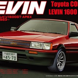 Fujimi Toyota Corolla Levin 1600 GT-APEX AE86 (1983)