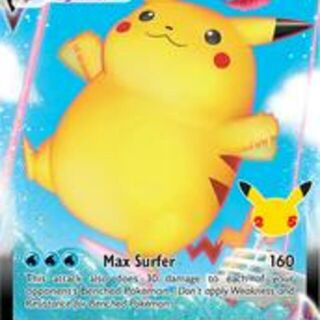 Pokemon TCG: Surfing Pikachu VMAX #9 Pokemon Celebrations