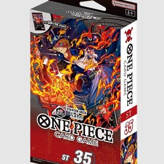 One Piece Card Game: Starter Deck Red/Black Sabo- [ST-35]