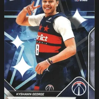 Kyshawn George #21 2026 NBA Topps Now Rising Stars