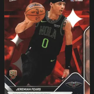 Jeremiah Fears #19 2026 NBA Topps Now Rising Stars