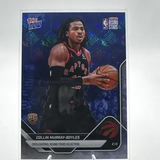 Collin Murray-Boyles #13 2026 NBA Topps Now Rising Stars - Parallel
