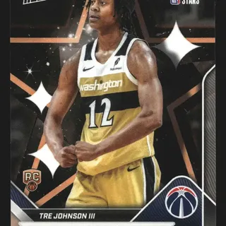 Tre Johnson III #11 2026 NBA Topps Now Rising Stars