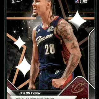 Jaylon Tyson #20 2026 NBA Topps Now Rising Stars