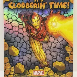 Topps Marvel 2026 Finest Fantastic Four: It's Clobberin' Time - Iron Man #CT-10