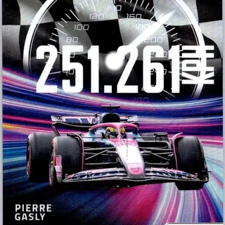 Pierre Gasly #TS-8 2025 Topps Chrome Formula 1 Top Speed