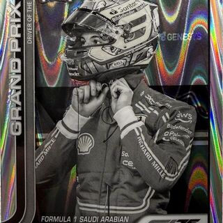 Oliver Bearman [Black White RayWave Refractor] #123 2025 Topps Chrome Formula 1