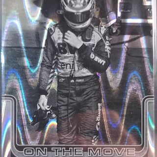 Franco Colapinto [Black White RayWave Refractor] #187 2025 Topps Chrome Formula 1