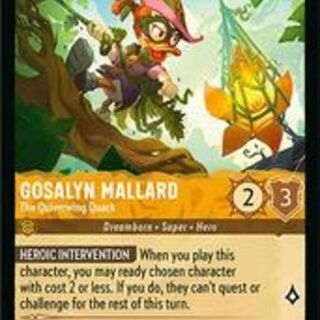 Disney Lorcana: Wilds Unknown COMMON Gosalyn Mallard - The Quiverwing Quack #1/204