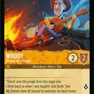 Disney Lorcana: Wilds Unknown COMMON Woody - Waiting For A Friend #3/204