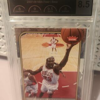Michael Jordan #86 2007 Fleer Jordan Box Set PCG 8.5