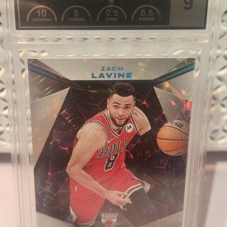 Zach LaVine [Platinum] #45 2023 Panini Black 1/1 PCG Graded 9