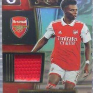 Bukayo Saka #SW-BSA 2022 Panini Select Premier League Swatches