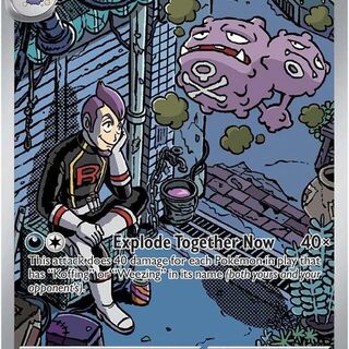 Team Rocket's Weezing #199 Pokemon Destined Rivals
