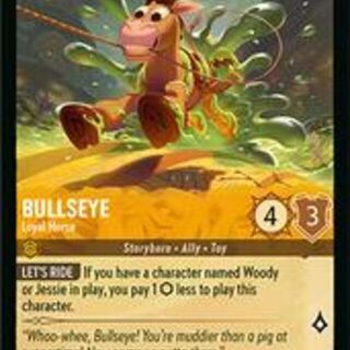 Disney Lorcana: Wilds Unknown COMMON Bullseye - Loyal Horse #17/204