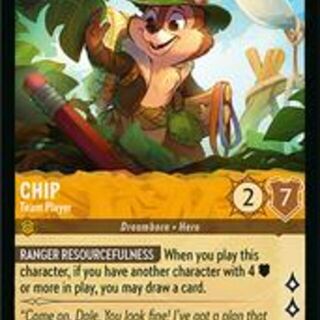 Disney Lorcana: Wilds Unknown COMMON Chip - Team Player #27/204