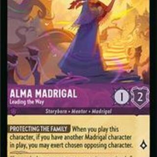 Disney Lorcana: Wilds Unknown UNCOMMON FOIL Alma Madrigal - Leading The Way #36/204