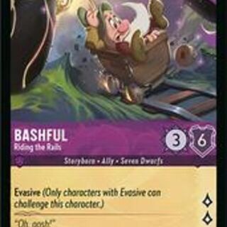 Disney Lorcana: Wilds Unknown COMMON Bashful - Riding The Rails #39/204