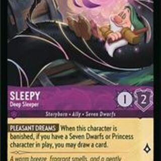 Disney Lorcana: Wilds Unknown COMMON Sleepy - Deep Sleeper #44/204