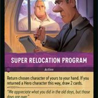 Disney Lorcana: Wilds Unknown COMMON Super Relocation Program #63/204