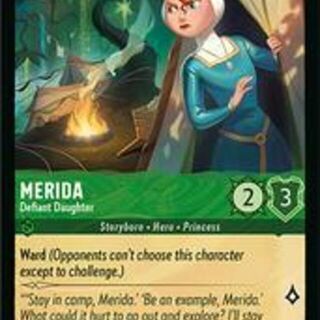 Disney Lorcana: Wilds Unknown COMMON Merida - Defiant Daughter #69/204