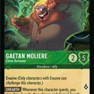 Disney Lorcana: Wilds Unknown UNCOMMON Gaetan Moliere - Clever Burrower #80/204