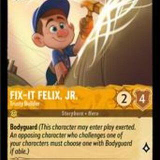 Disney Lorcana: Shimmering Skies COMMON FOIL Fix-It Felix - Trusty Builder #10/204