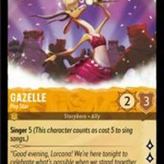 Disney Lorcana: Shimmering Skies COMMON Gazelle - Pop Star #11/204