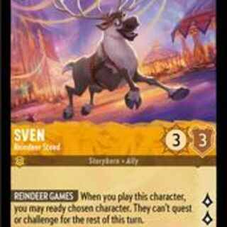 Disney Lorcana: Shimmering Skies UNCOMMON Sven - Reindeer Steed #23/204