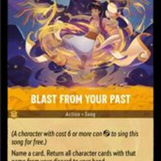 Disney Lorcana: Shimmering Skies SUPER RARE Blast From Your Past #28/204