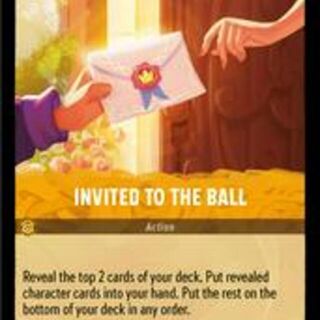 Disney Lorcana: Shimmering Skies UNCOMMON Invited To The Ball #29/204