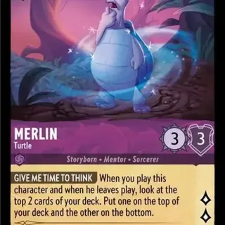 Disney Lorcana: Shimmering Skies COMMON Merlin - Turtle #38/204